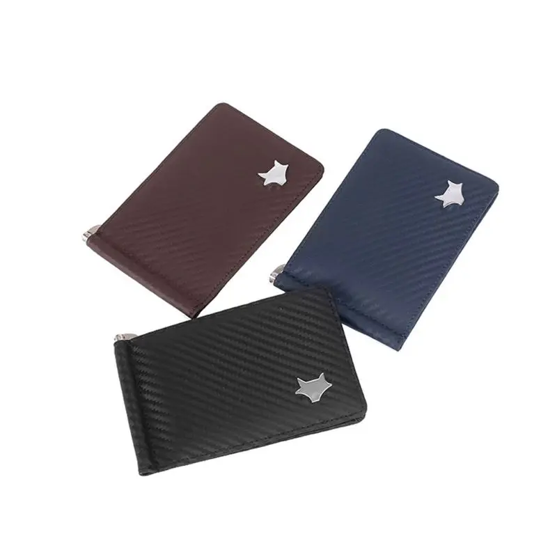 

Men Drivers License Money Clip Credit ID Card Holder Bifold Slim Cash Wallets