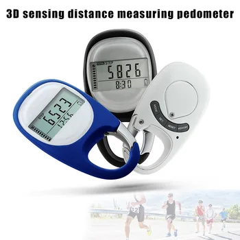 

Step Counting Pedometer Distance Calorie 3D Silent Induction Portable for Fitness ALS88