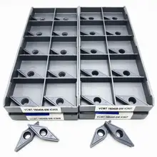 Outil carbure VCMT160408 SM IC907 IC908 outil de tournage en métal externe fraise de fraisage outil de CNC de tour TokarnyyVCMT 160408 outil de tour