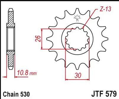 Мотоциклетная передняя Звездочка 530 16T 17T 18T для YAMAHA FZS1000 FZ12D1 YZF R1 FZ1 FZ-1 FJ1100 FJ1200 XJR1200 XJR1300 YZF-R1