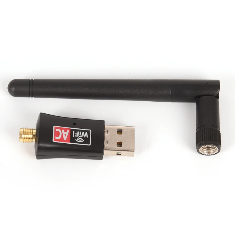 600 Мбит/с USB wifi адаптер AC600 2,4 ГГц 5 ГГц WiFi с антенной двухдиапазонный USB PC мини Сетевая карта приемник беспроводной LAN адаптер