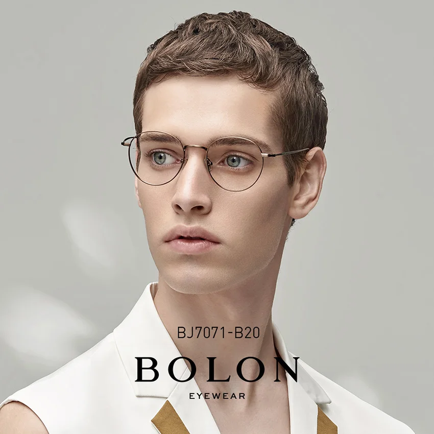 

BOLON Luxury Optical Glasses Frame for Men Women Small Retro Designer Eyeglasses Ladies Round Ophthalmic Spectacle Frame BJ7071