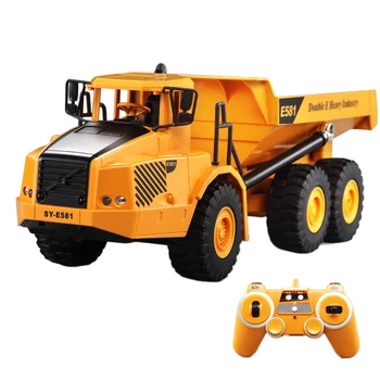

ShuangYing 2.4G Remote Control Car Remote Control Toy Simulation Articulated Dump Truck Engineering Vehicle Children Toys