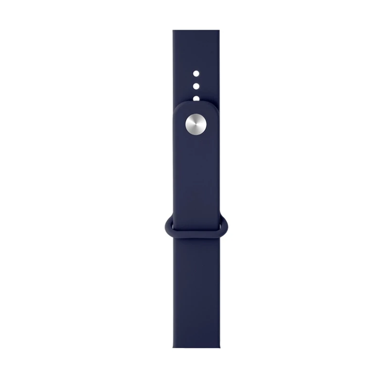 Красочные Силиконовый ремешок для наручных часов Apple Watch 38 мм, 42 мм, версия 4 5 спортивный резиновый браслет Ремешки для наручных часов Iwo на возраст 8, 9, 10, 11, 12 - Цвет: Midnight blue