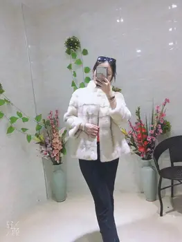 

New Type Natural Real Mink Fur Coat Women Commuting-Leisure Short Real Mink Fur Jacket Women Winter Ladies Real Fur Coat