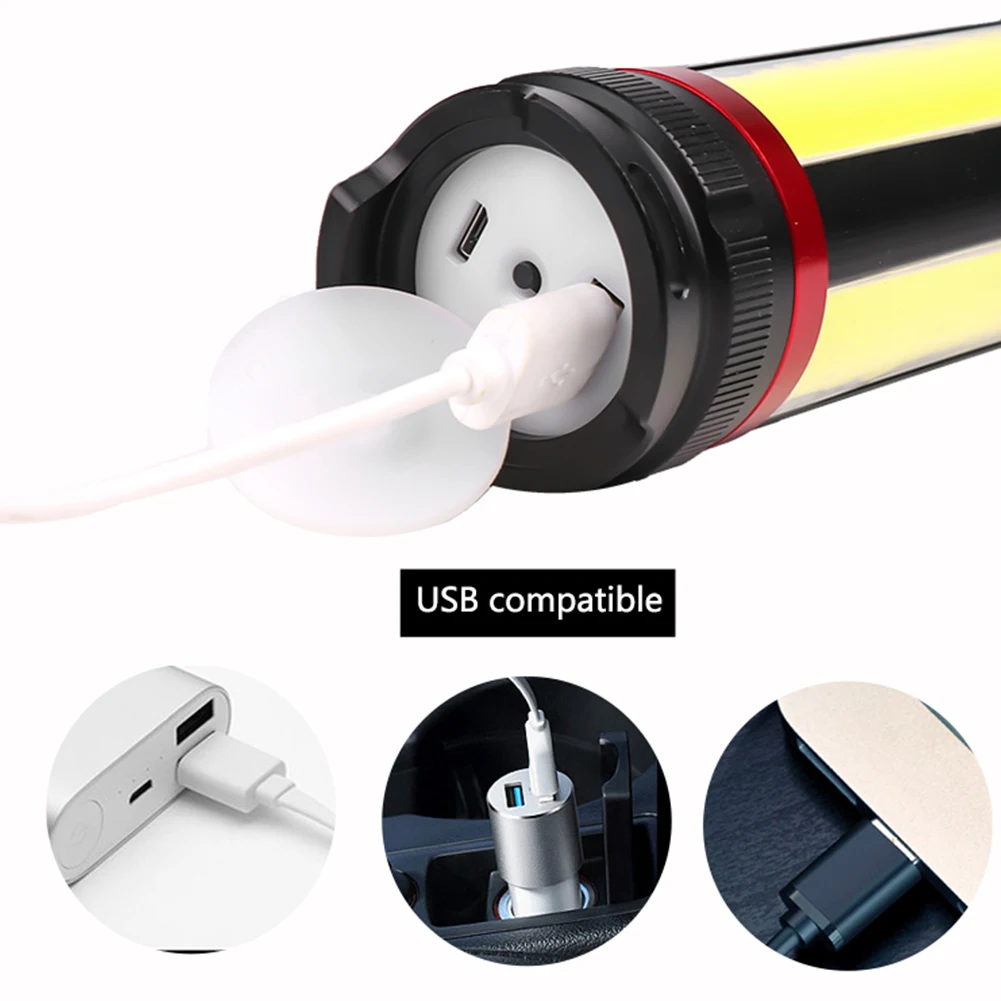 LED Flashlight Multifunction Light High Power Portable Light USB Recharge Portable Light Super Bright IPX6 Waterproof