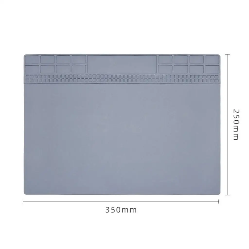 

Silicone Soldering Mat Solder Pad Magnetic Mat Screw Position Soldering Work Station Mat Computer Repair Heat-Resistant Pad