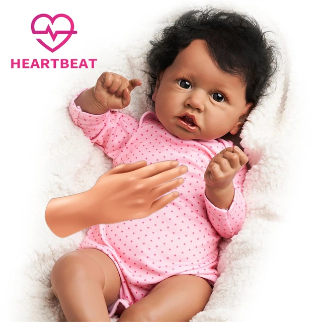 22in Reborn Baby Dolls Soft Silicone Lifelike Reborn Baby Dolls with  Handrooted Hair Realistic Reborn Girl Dolls for Collection - AliExpress