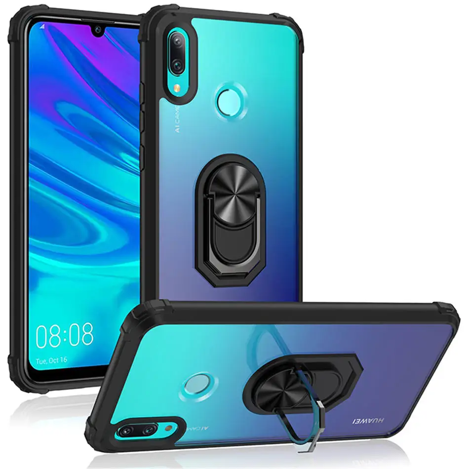 Shockproof Case Magnetic Metal Ring For Huawei Honor 9X 9 X Premiun Funda Pro Bumper Holder Back Cover | Мобильные телефоны и