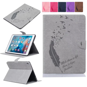 

Pressure feather 9.7 inch Stand Case for coque iPad Pro 9.7 Air3 Case for iPad Pro 9.7 2016 Cover Stand Case with Card Holder
