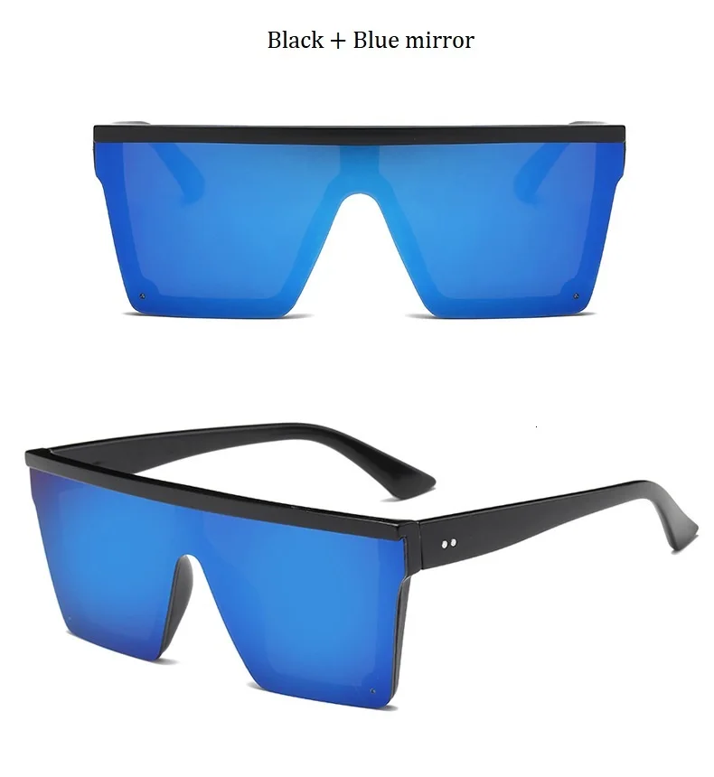 Унисекс Мода Женские квадратные солнцезащитные очки для женщин негабаритные оттенки винтажные брендовые дизайнерские серебряные зеркальные солнцезащитные очки для женщин