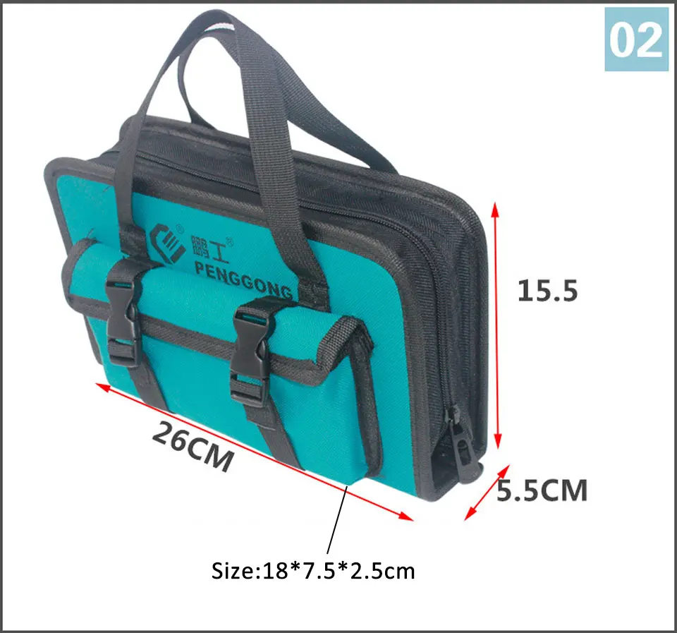 garden tool bag Waterproof Oxford Cloth Tool Bags Large Capacity Bag Tools Hardware Repair Bag Storage Pouch tech tool bag