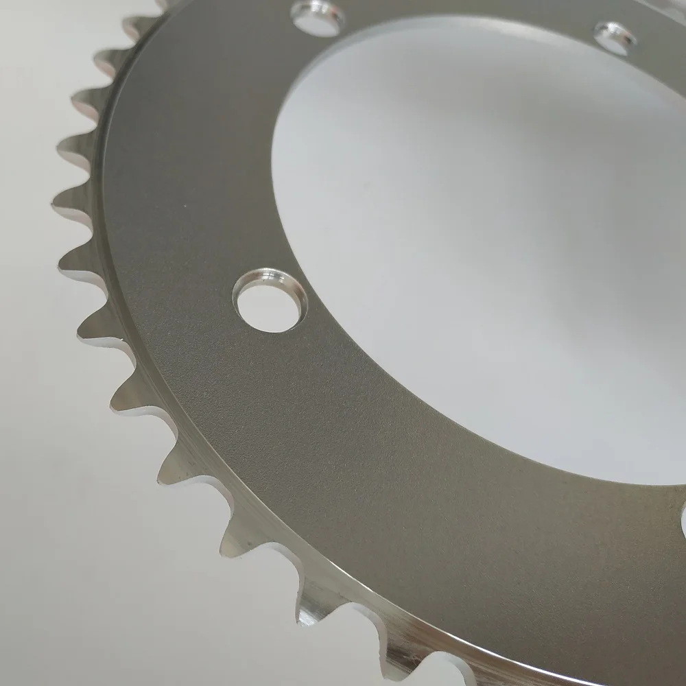 TRUYOU фиксированное зубчатое кольцо цепи 44T 46T 48T 50T 52T 53T Fixie Дорожный трек велосипед