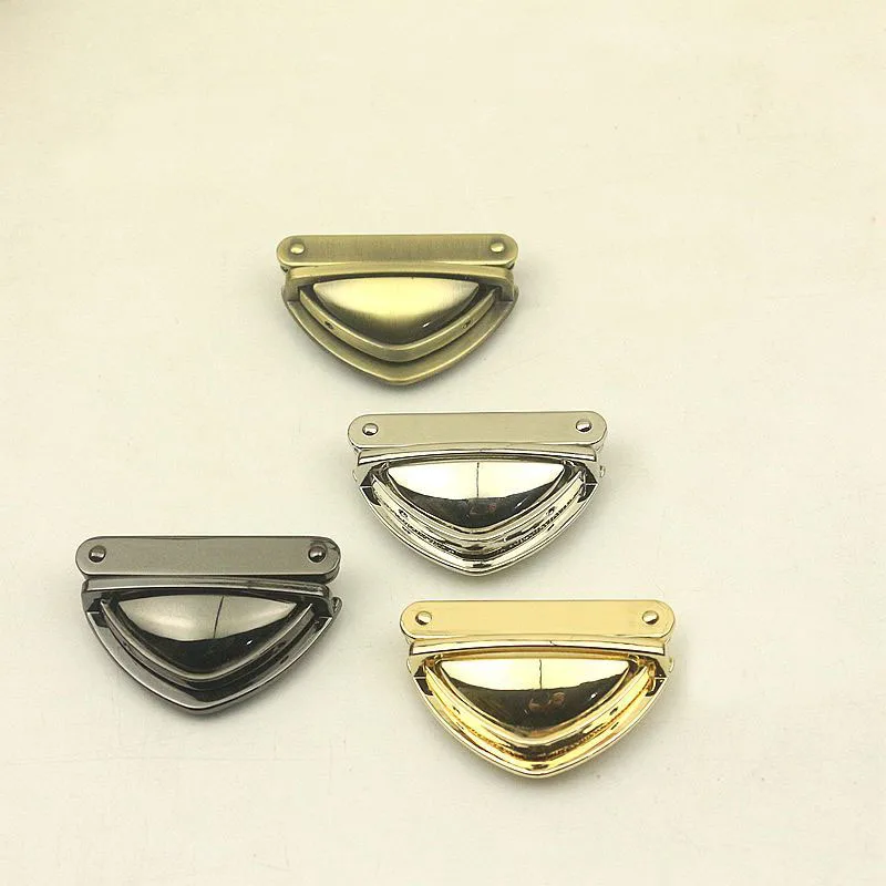 10Pcs Metal Heavy Duty Push Lock Clasp Tongue Lock Leather Craft Women Bag Purse Handbag Shoulder Bag Closure DIY Accessories