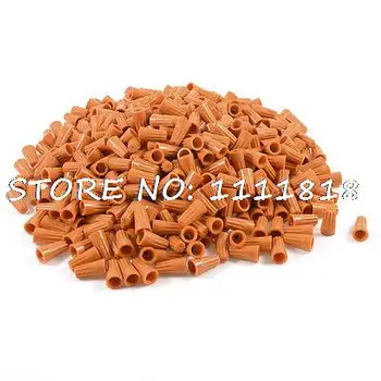 

P2 22-16AWG Orange Electrical Straight Barrel Insert Wire Connector Nuts 500 Pcs