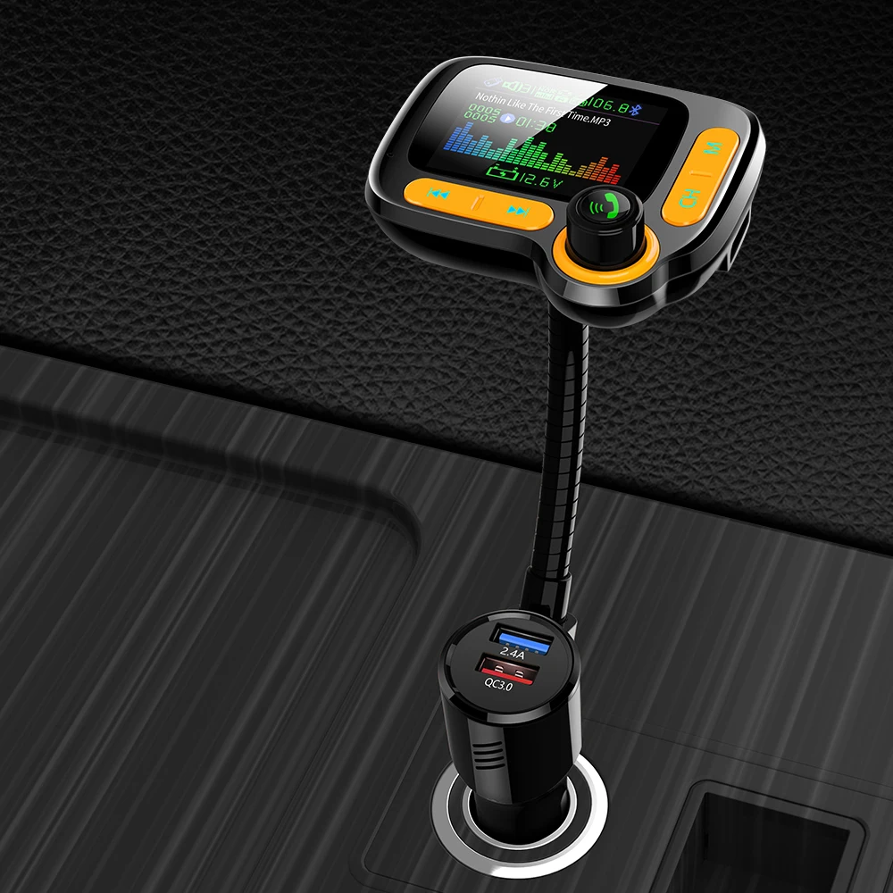 Car Bluetooth FM Transmitter Multifunction car Mp3 Player12