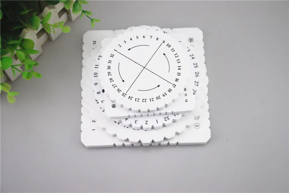 Круглая квадратная пластина Jade Macrame Kumihimo диск плетеный шнур браслет ручной работы Schijf диск DIY материалы инструмент 5 шт. ds5-p