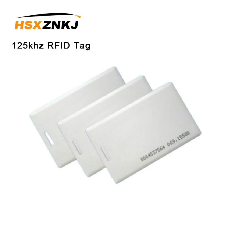 100 шт./компл. EM4100 Tk4100 125 кГц 1,85 мм проксимити карт чип RFID метки Стикеры брелок маркер Карточки контроля доступа KeyfobRing