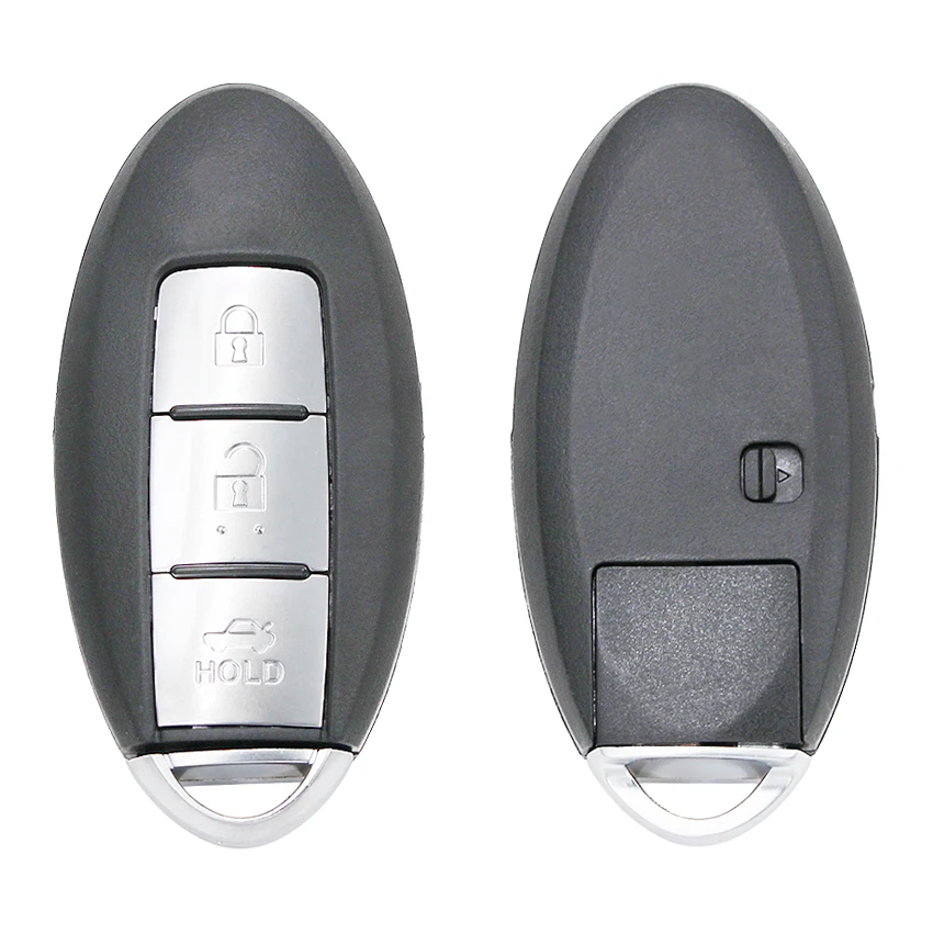 2 кнопки дистанционного ключа оболочки чехол Fob для Nissan Micra X-trail Qashqai Juke Duke Pathfinder Примечание с невырезанным ключом