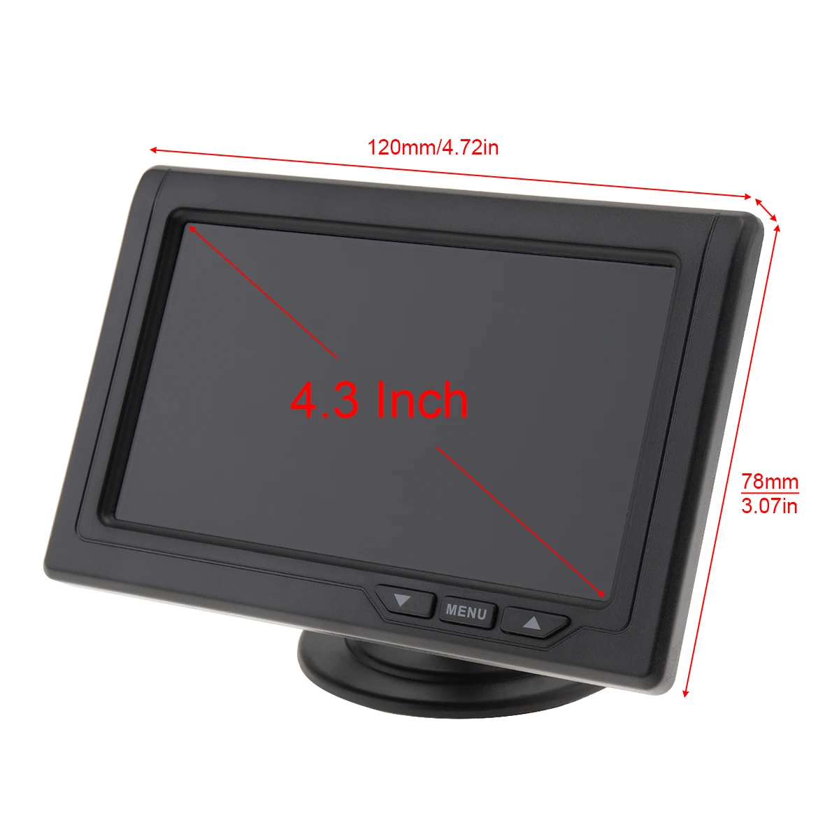 Najtaniej Widok z tyłu samochodu Parking Backup Monitor 4.3 Cal 480x272 kolorowy ekran tft lcd do kamery cofania DVD
