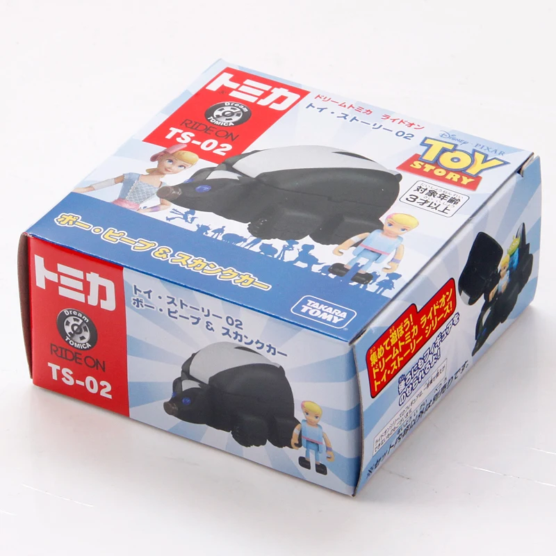 Takara Tomy Tomica Disney Toy Story 4 Rideon TS 02 Bo Peep & Skunk автомобильные металлические игрушечные