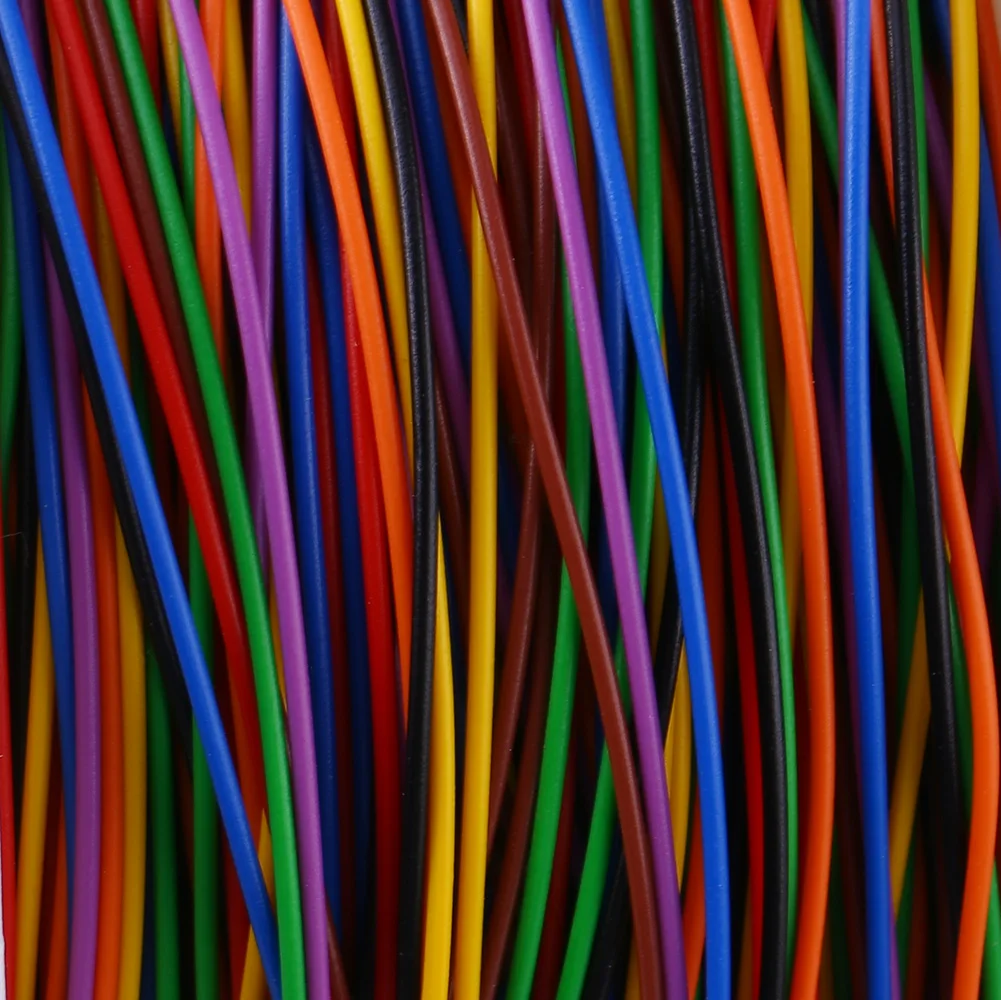 ANENG 30 AWG красочный P/N B 1000 280 м 0 25 мм 8 проводной цветной ПВХ изолирующий