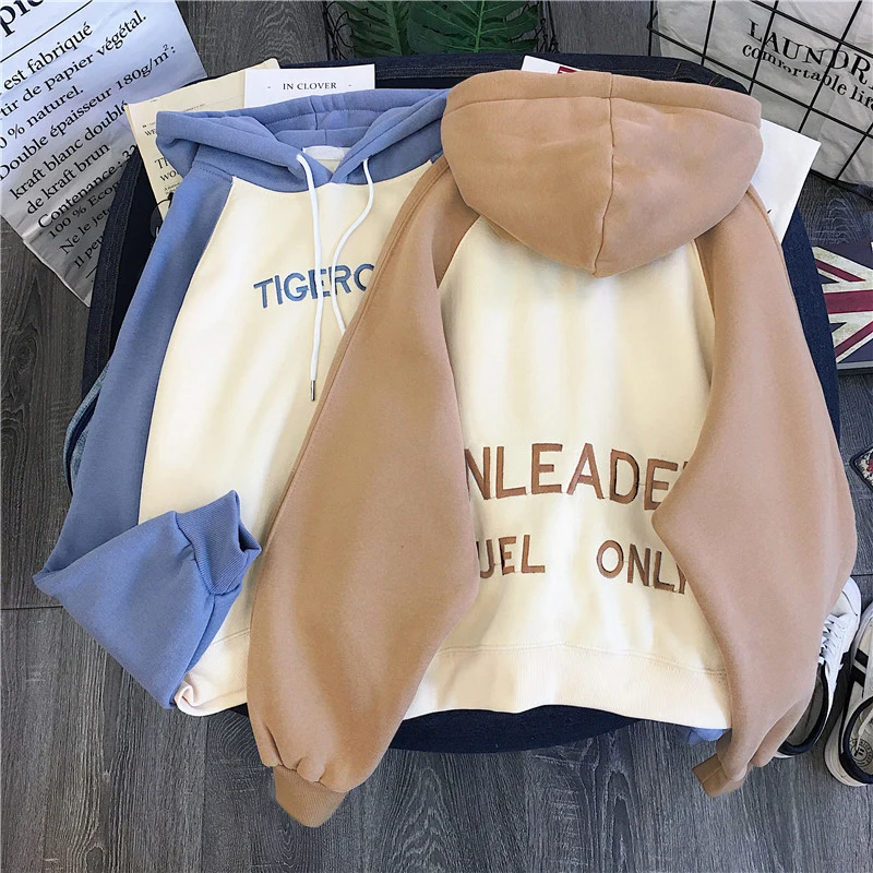Women's Hoodie Long Sleeve Woman Hooded Hoodies Harajuku Women Hoodie Sweatshirt Long Sleeve Female Hooded Thicken Women Clothes