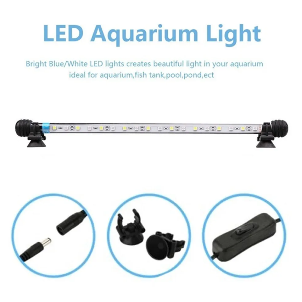 Gako 28 см светодиодный светильник для аквариума с RGB пультом дистанционного управления для аквариума погружные, амфибии светодиодный светильник Arowana светильник