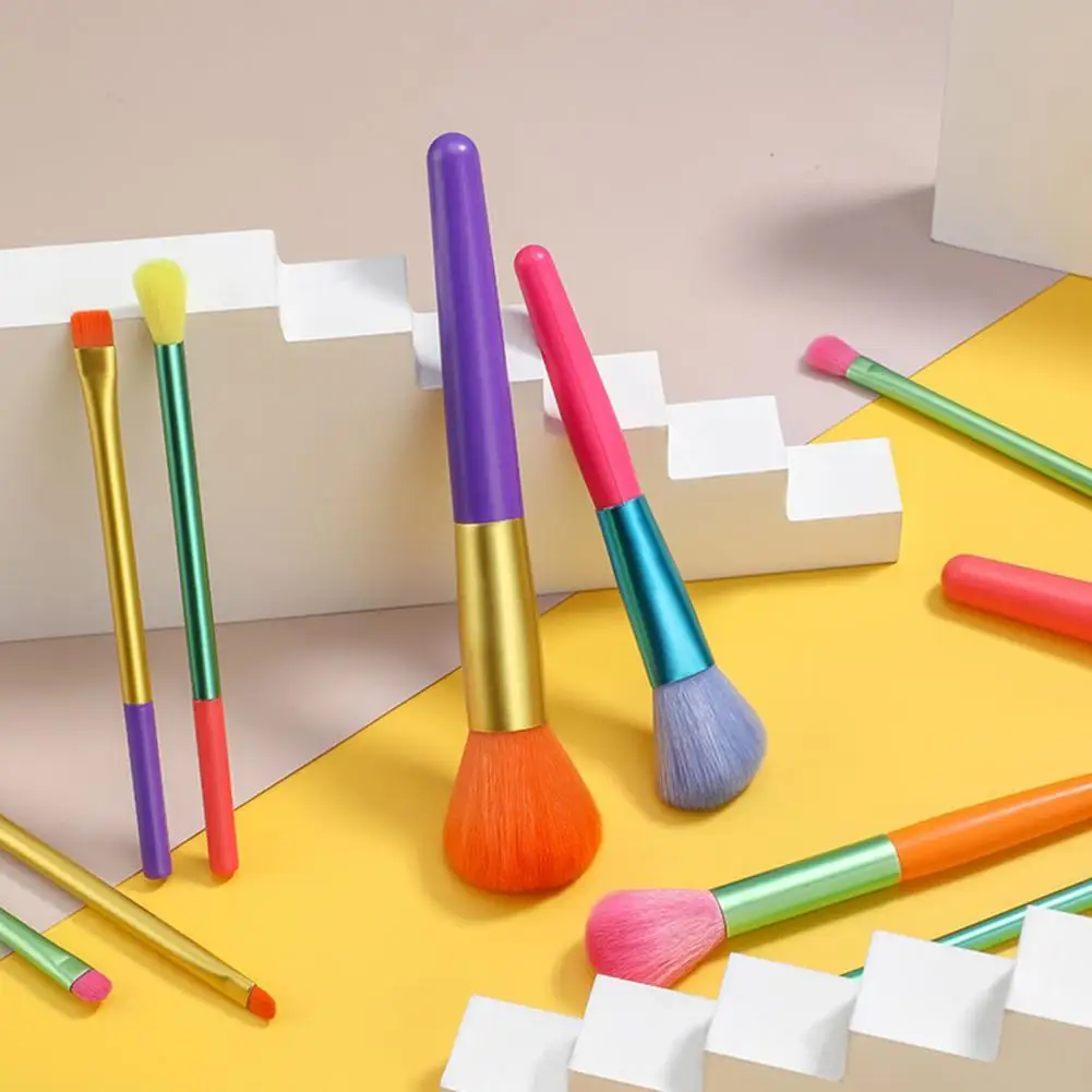 15 Pcs/set Makeup Brush Super Soft Artificial Fiber Colorful