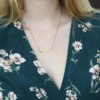 

S925 Sterling Silver Color Necklace 925 for Women Simple Word Collarbone Collar Necklace Chain Rose Gold Statement Jewelry Gift