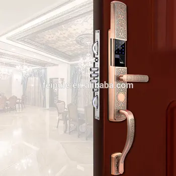

Keyless Electronic Lock Home Office Security Mortise Lock Fingerprint Door Lock Smart Card Digital Code