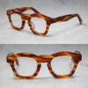 Japan Handmade Italy Acetate Eyeglass Frames clear lens Glasses Full Rim 1960's ► Photo 3/6