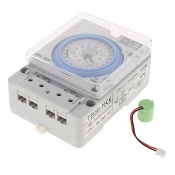 

DIN RAIL Logue Day 24H Timer Switch Industrial Daily Time Switch 110-240V