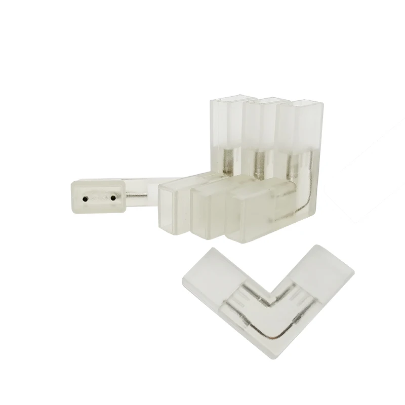 Conector tira de led de 220v, conector de cinta led RGB de 90 grados para conector de ángulo recto de 2835/ 3528/ RGB, conector led de 2 pines y 4 pines|Tiras LED| - AliExpress