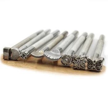 

20pcs/Set Carving Stamp Tool Leather Working Saddle Making Tool Leather Printed Punch Stamps DIY Leather Craftwork Tool Set