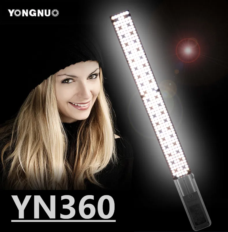 YONGNUO YN360 ручной светодиодный светильник для видео 3200k 5500k RGB цветной 39 5 см ICE Stick