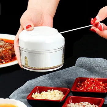 

Mini Kitchen Garlic Press Vegetable Fruit Twist Shredder Manual Meat Grinder Chopper Garlic Cutter Ice Blender Chilli Grinder