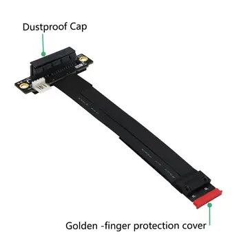 

M.2 NGFF NVMe Key M to 90/180 Degree PCI-E 3.0 X4 Extension Card SSD Adapter