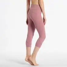 Lulu Align укороченные штаны для йоги, женский эластичный костюм для йоги, комбинированные стерео Капри, леггинсы для фитнеса, женские штаны