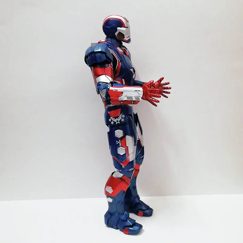  With LED 12inch 30cm New HC MMS195 Iron Man Avengers PVC Action Figure Collectible Model Toy Gift f - 4000599554313