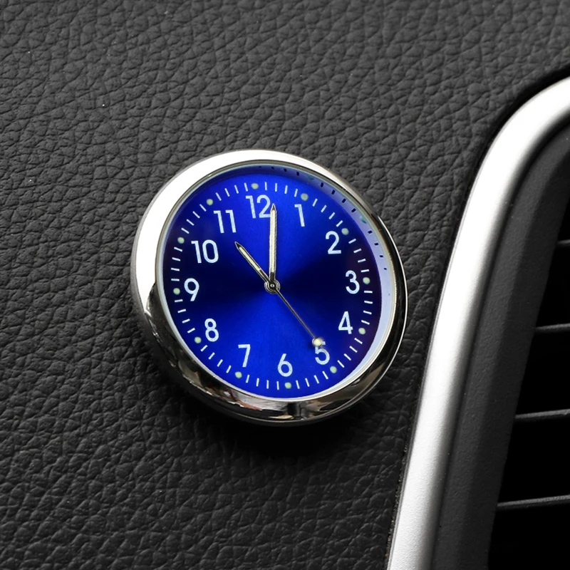 Universal Car Clock Stick-On Auto Decoration for Lada Granta Xray Vesta For Kia Rio Solaris Creta Golf Polo | Автомобили и