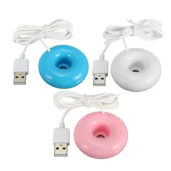 

1 Pcs Usb Office Desktop Mini Humidifier Portable Air Purifier Creative Donut Humidifier Mini Sprayer