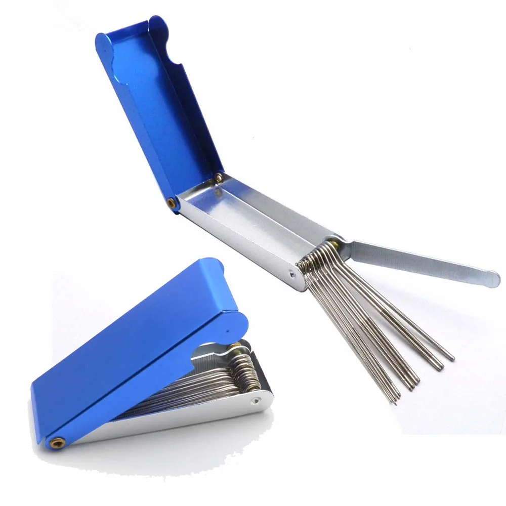 Motorcycle Carburetor Cleaning Tool Set Needles and Blade Wire Cleaner