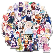 Lot de 10, 30 ou 50 pièces d'autocollants étanches, pour décoration de valise, ordinateur portable, Skateboard, jouet, personnage de dessin animé, Graffiti, vente en gros