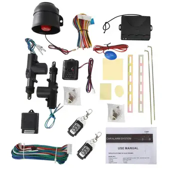 

Universal 2 Door Car Vehicle Remote Fob Central Locking Kit Anti-theft Alarm