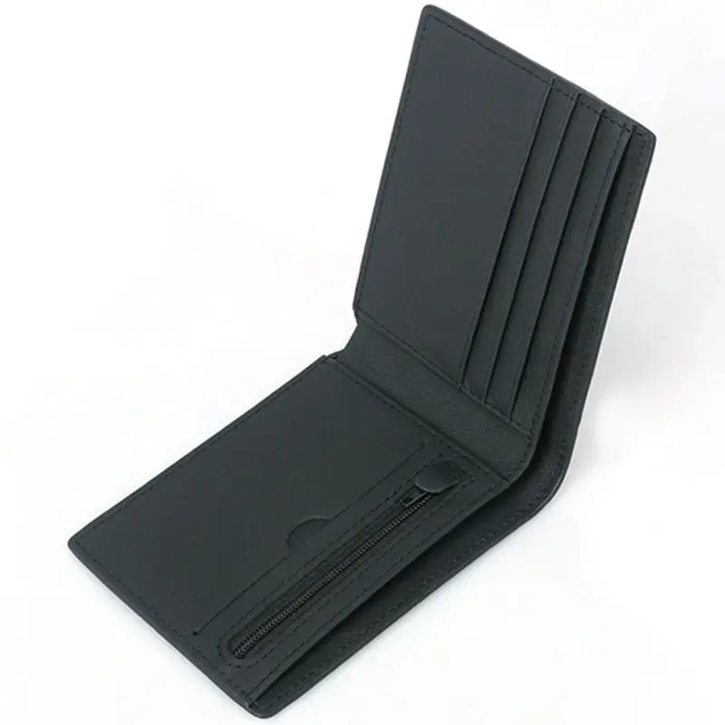 

Men RFID Wallet ID Credit Card Holder Short Clutch Change Pocket Business Bifold Coin Purse