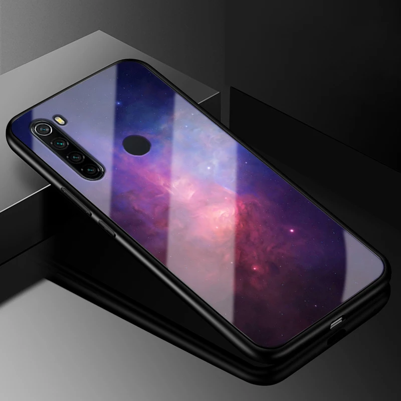 12 Чехол для Redmi Note 8 T, силиконовый бампер, жесткая задняя крышка, чехол для телефона s, для Xiaomi Redmi Note 8 T, Капа для Redmi Note 8 Note8 T, закаленное стекло - Цвет: 12