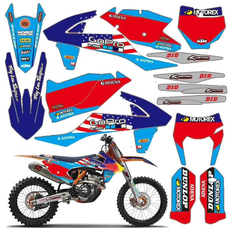 3M Graphics Stickers Decals For KTM 125 