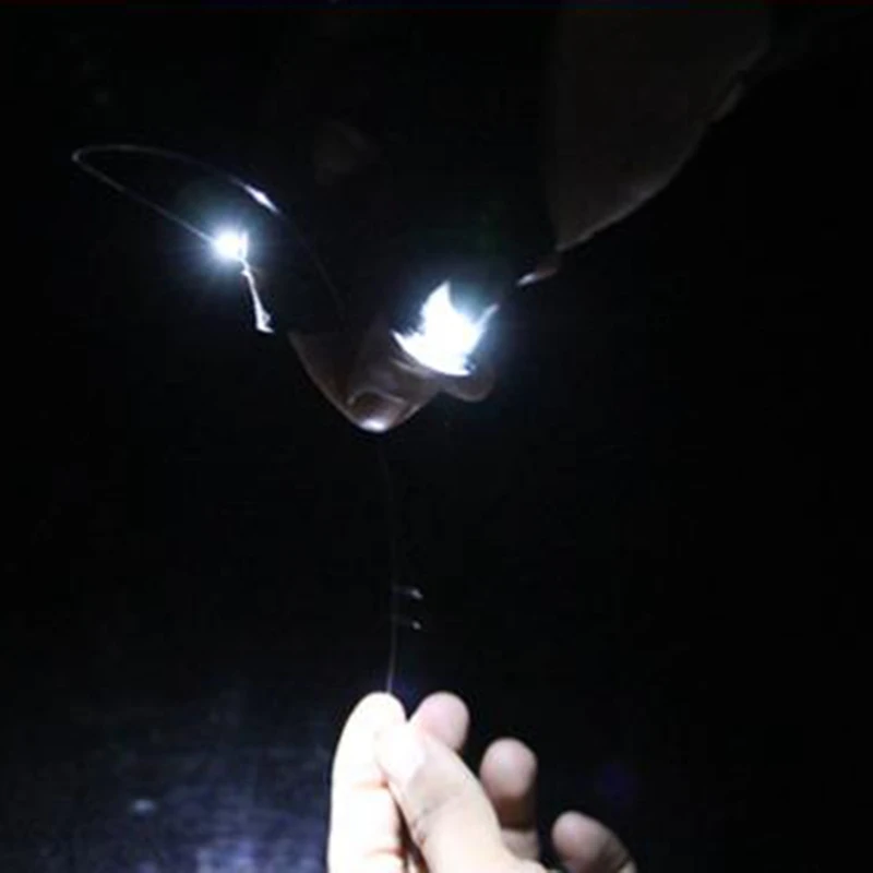 Outdoor Sports with Led Lights Portable Lighting Left and Right Gloves Night Fishing Accessories Exposed Three and a Half Finger