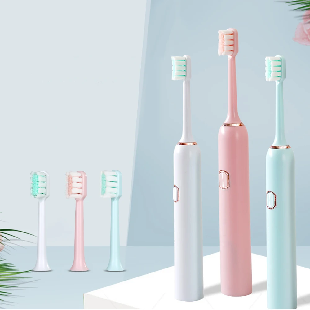 Electric Toothbrush Remove Battery Tooth Brush Waterproof Operated Precision Clean No Rechargeable Teeth Brush tooth Heads Set Electric Toothbrush Remove Battery Tooth Brush Waterproof Operated Precision Clean No Rechargeable Teeth Brush tooth Heads Set